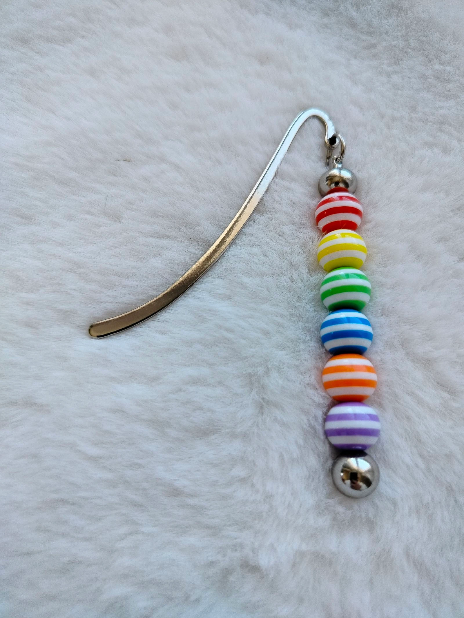 Multicolor silicone bead bookmark – photo 2